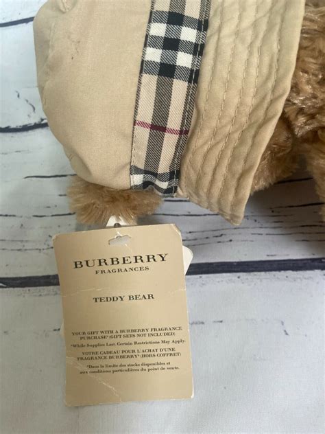 Collectible Burberry Fragrances Teddy Bear Plush Toy 2006 